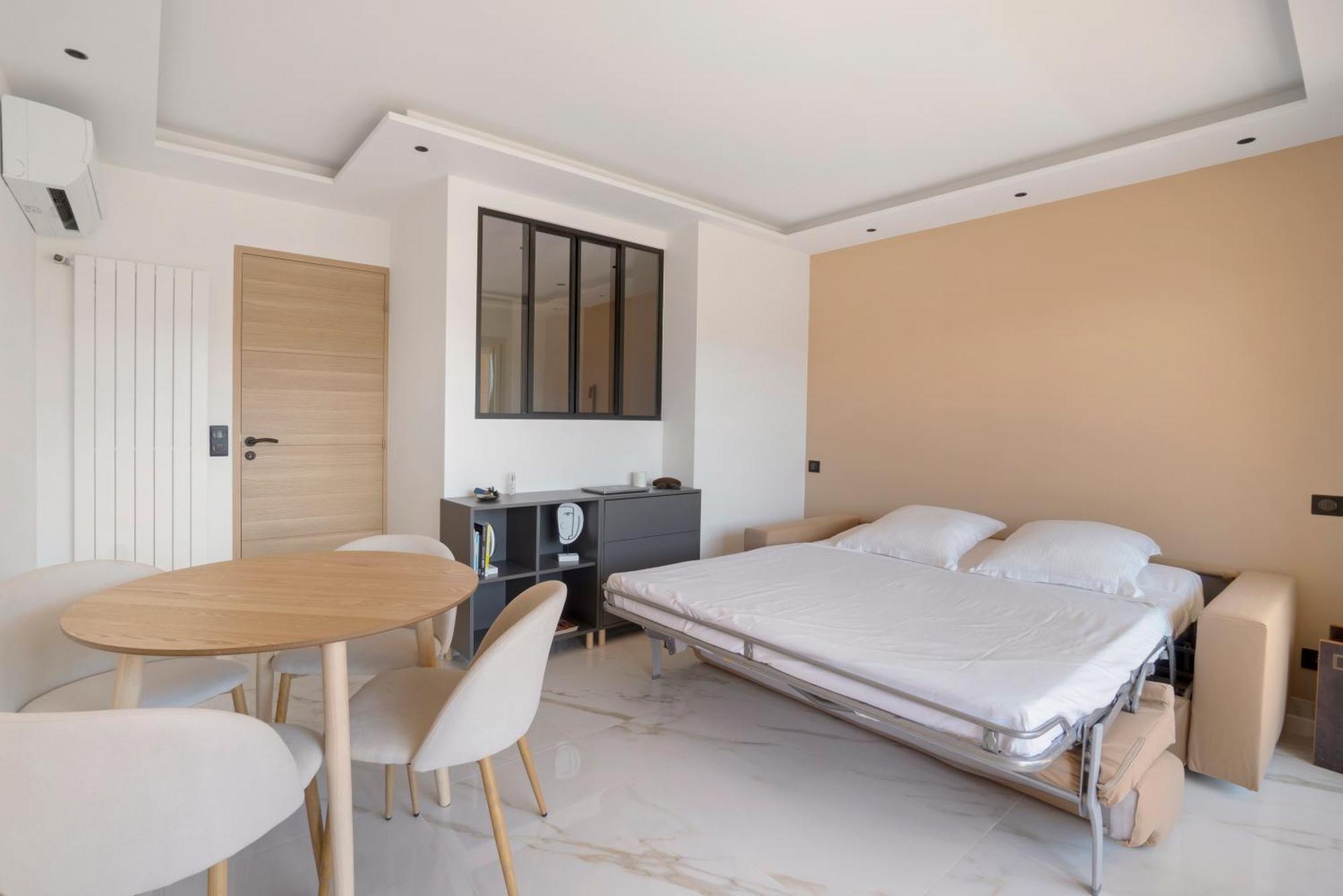 Eden Azur Apart otel Golfe-Juan Oda fotoğraf